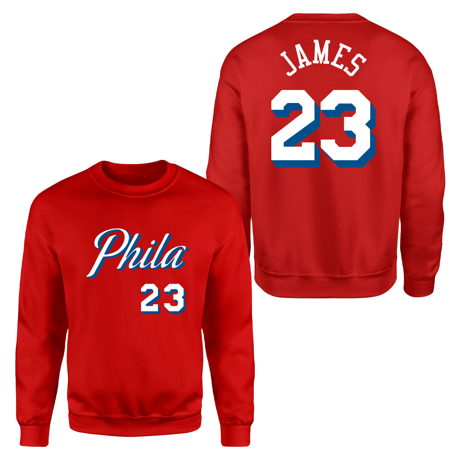 LeBron James 23 Philadelphia Sweatshirt