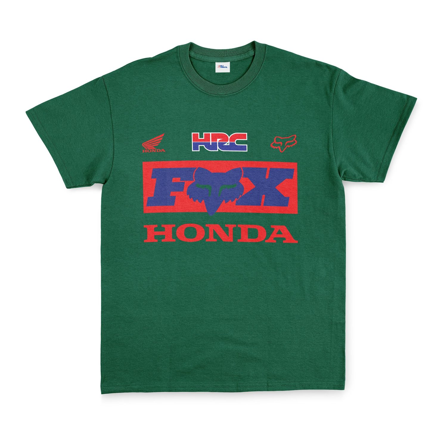 HONDA Racing x Fox Tişört M - Nefti Yeşili