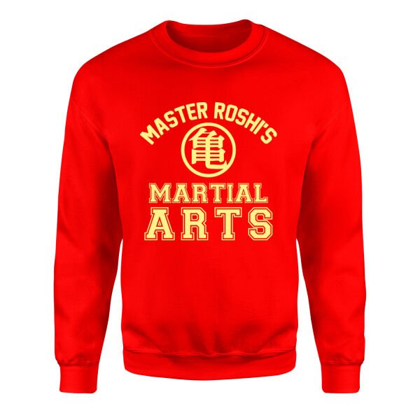 Master Roshi’s Martial Arts Sweatshirt S - Kırmızı