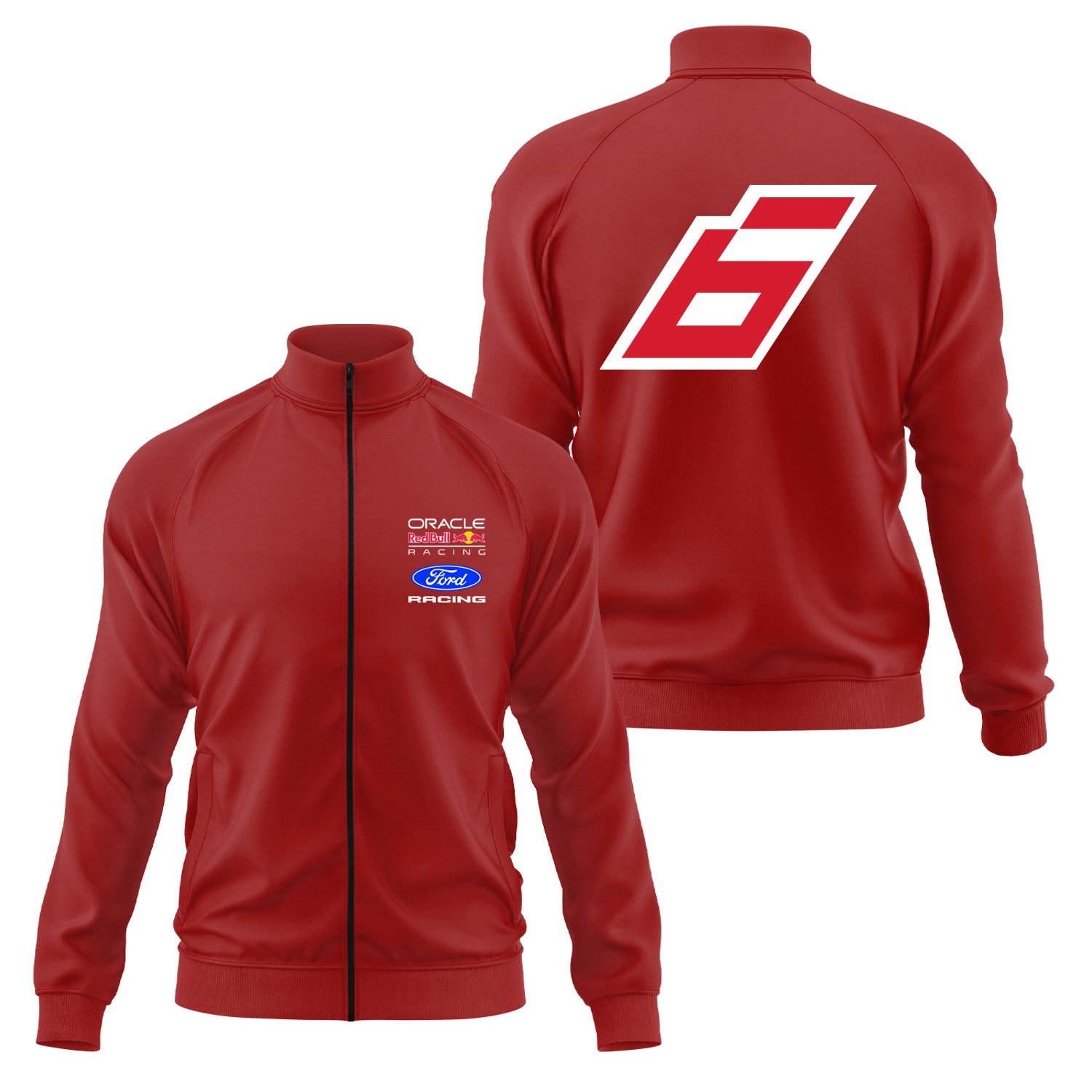 Isack Hadjar Red Bull Jersey Fermuarlı Sweatshirt L - Kırmızı