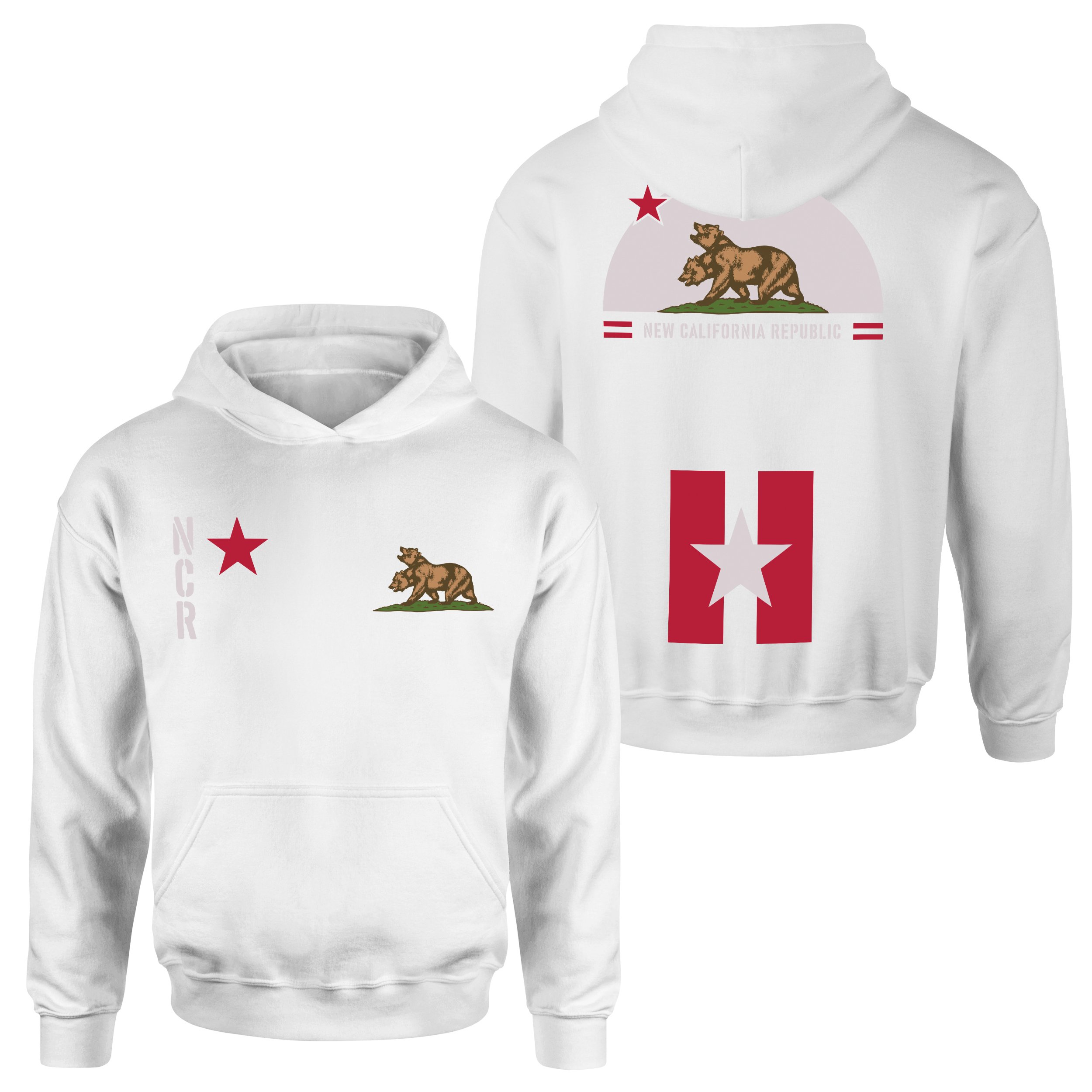 New California Republic NCR Star Edition Hoodie XL - Beyaz
