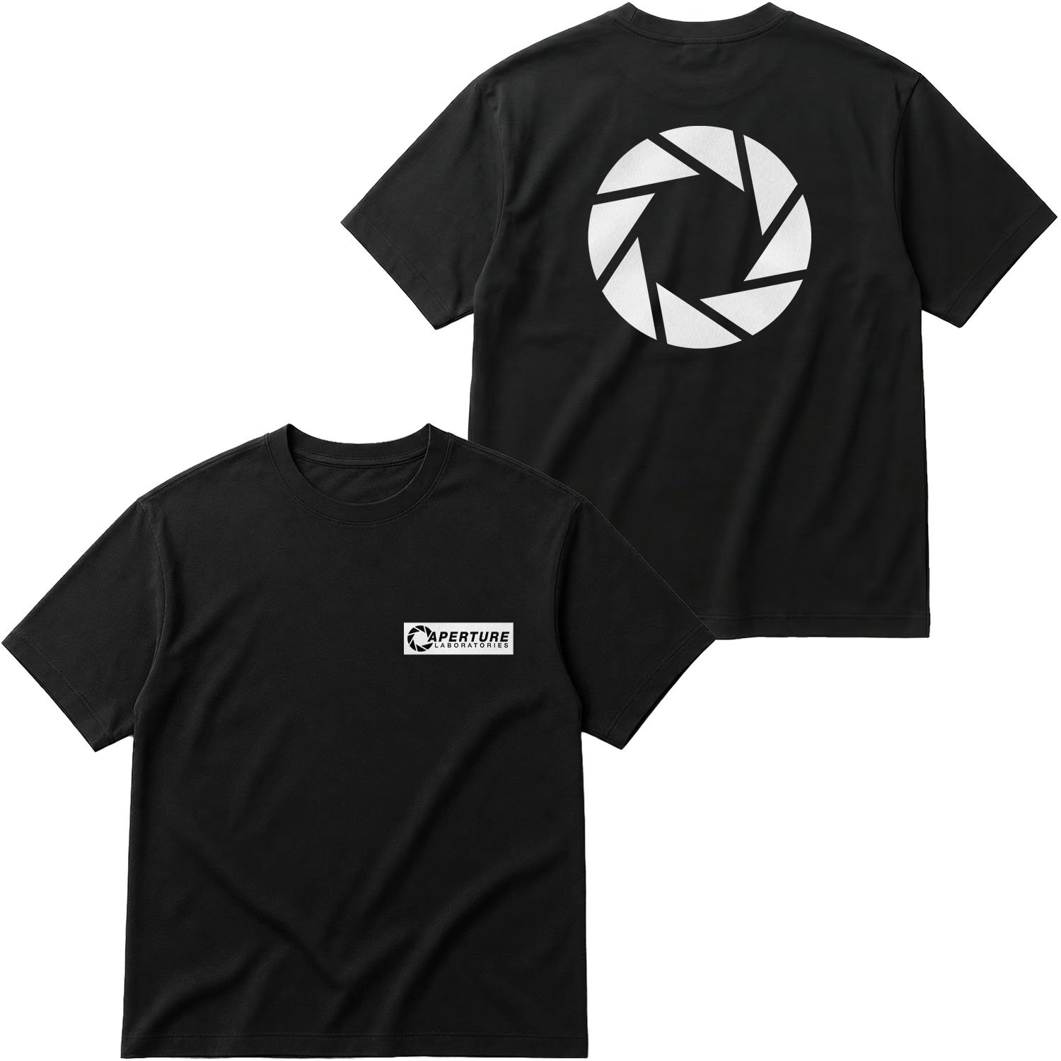 Aperture Laboratories Oversize Tişört M - Siyah