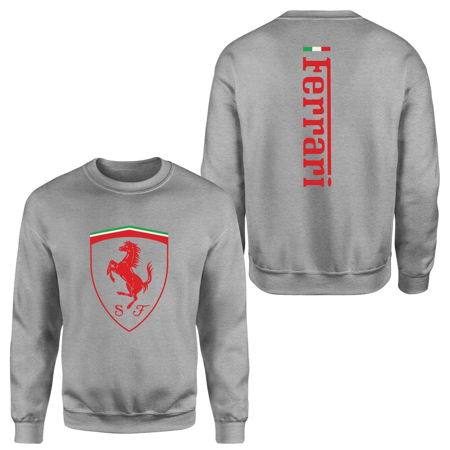 Scuderia Ferrari SE 24 Siyah Sweatshirt L - Gri