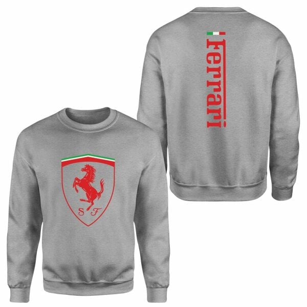 Scuderia Ferrari SE 24 Siyah Sweatshirt L - Gri