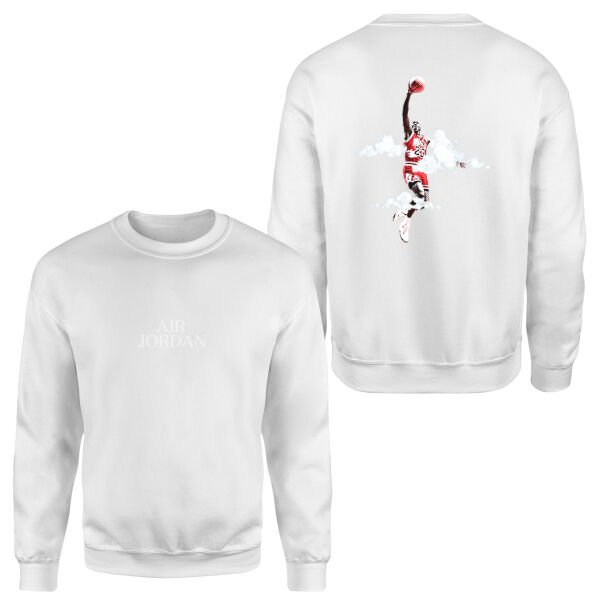 Air Jordan His Airness SE Sweatshirt S - Beyaz