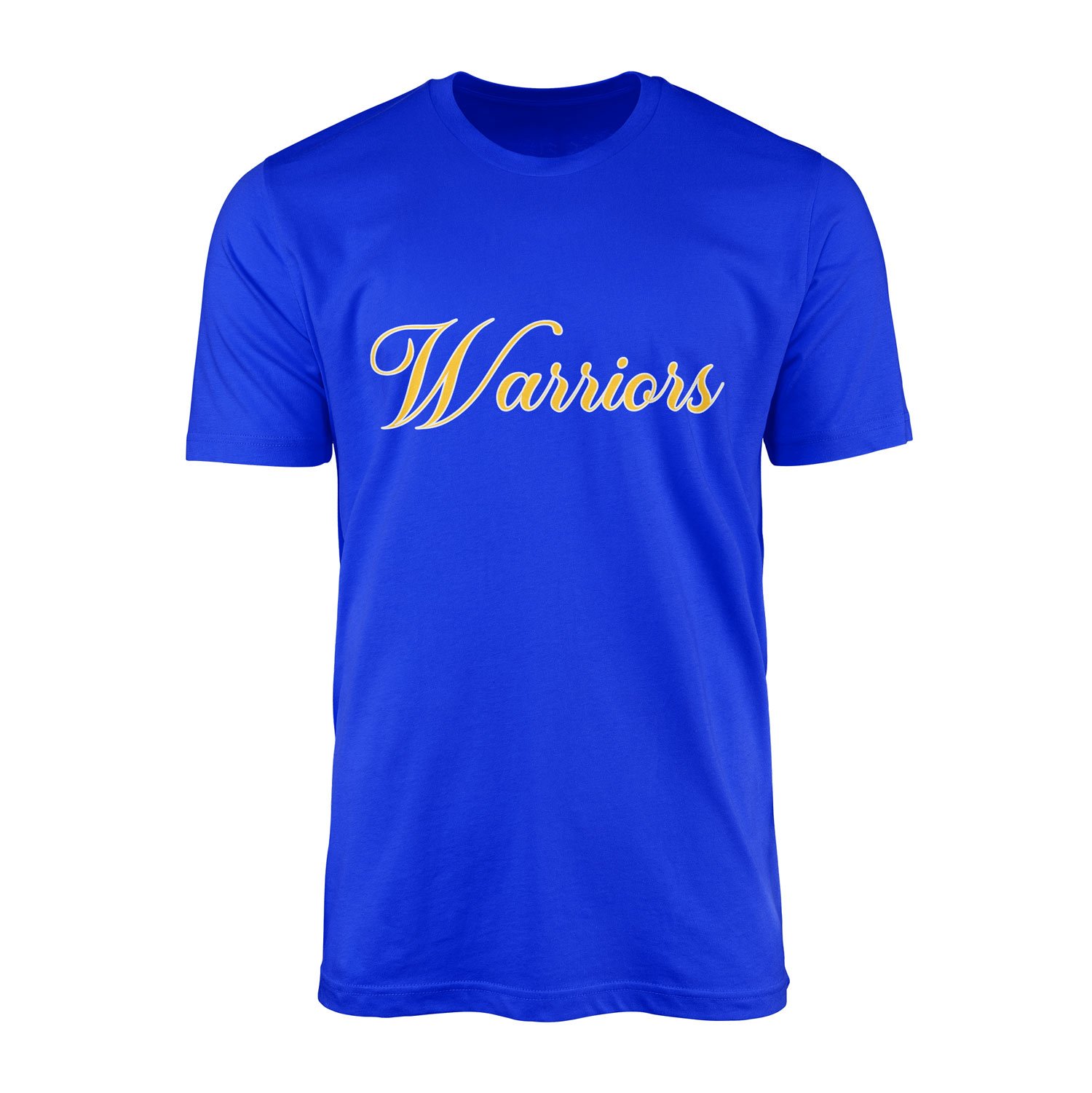Warriors Cursive Tişört L - Mavi