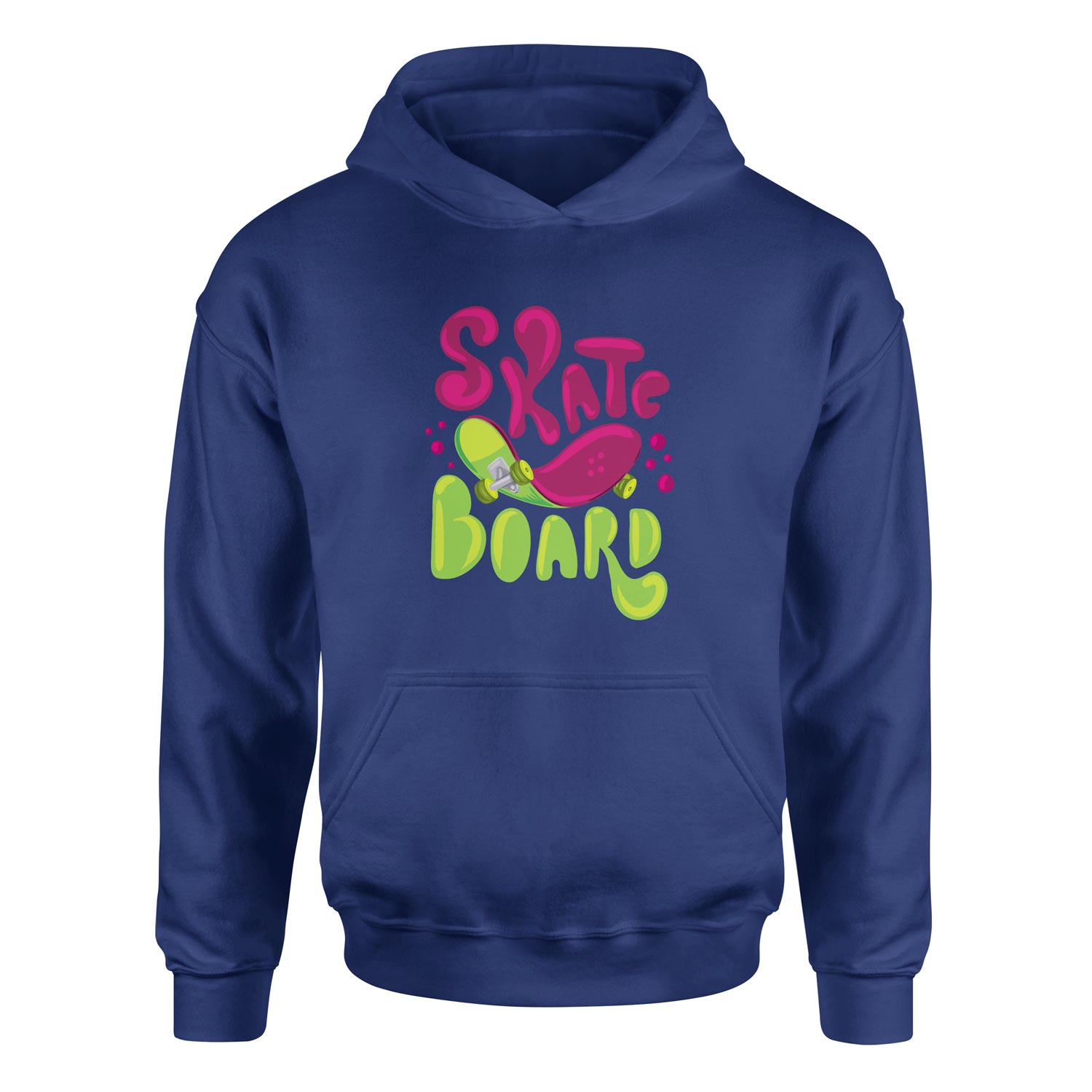 Dripping Skate Hoodie M - İndigo Mavisi