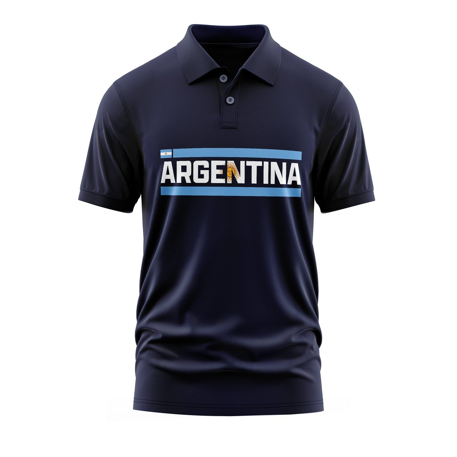 Argentina Polo Tişört XXL - İndigo Mavisi