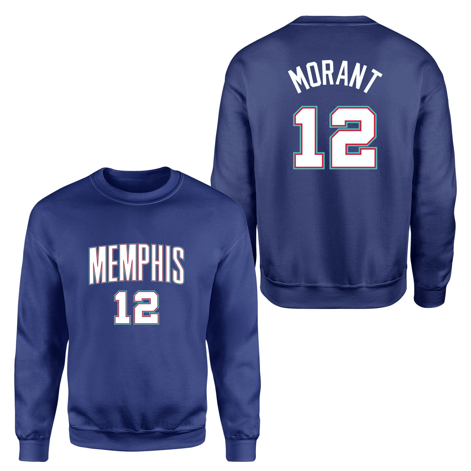 Ja Morant Memphis Forma Sweatshirt XXL - İndigo Mavisi