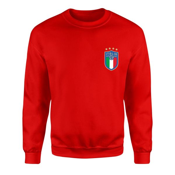 Italia Sweatshirt M - Kırmızı
