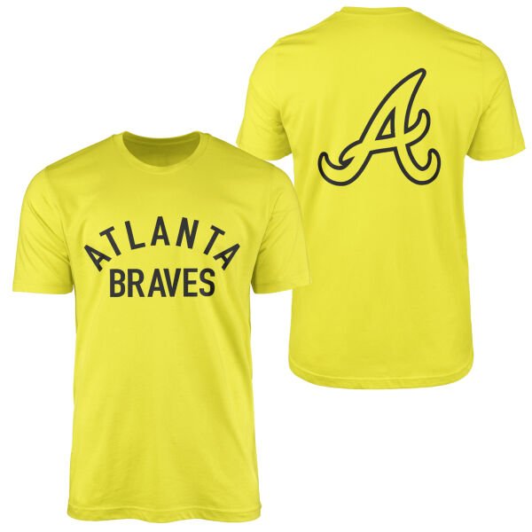 Atlanta Braves Muted Tişört S - Sarı