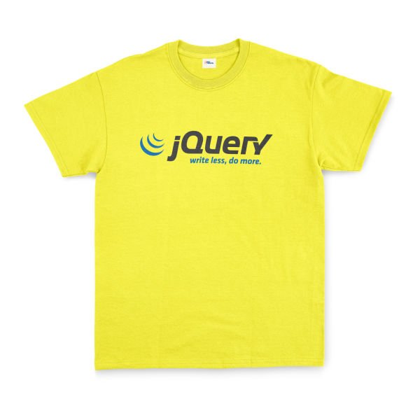 jQuery Tişört XL - Sarı