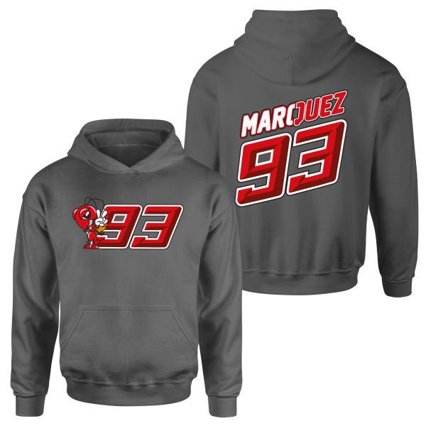 Marc Marquez 93 Hoodie XXL - Füme