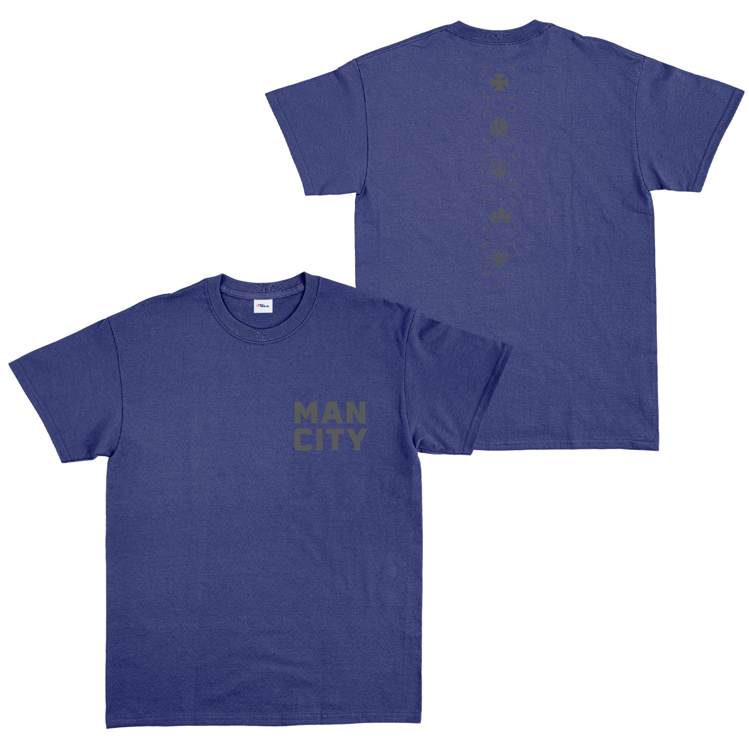 Manchester City Heritage Tişört XL - İndigo Mavisi