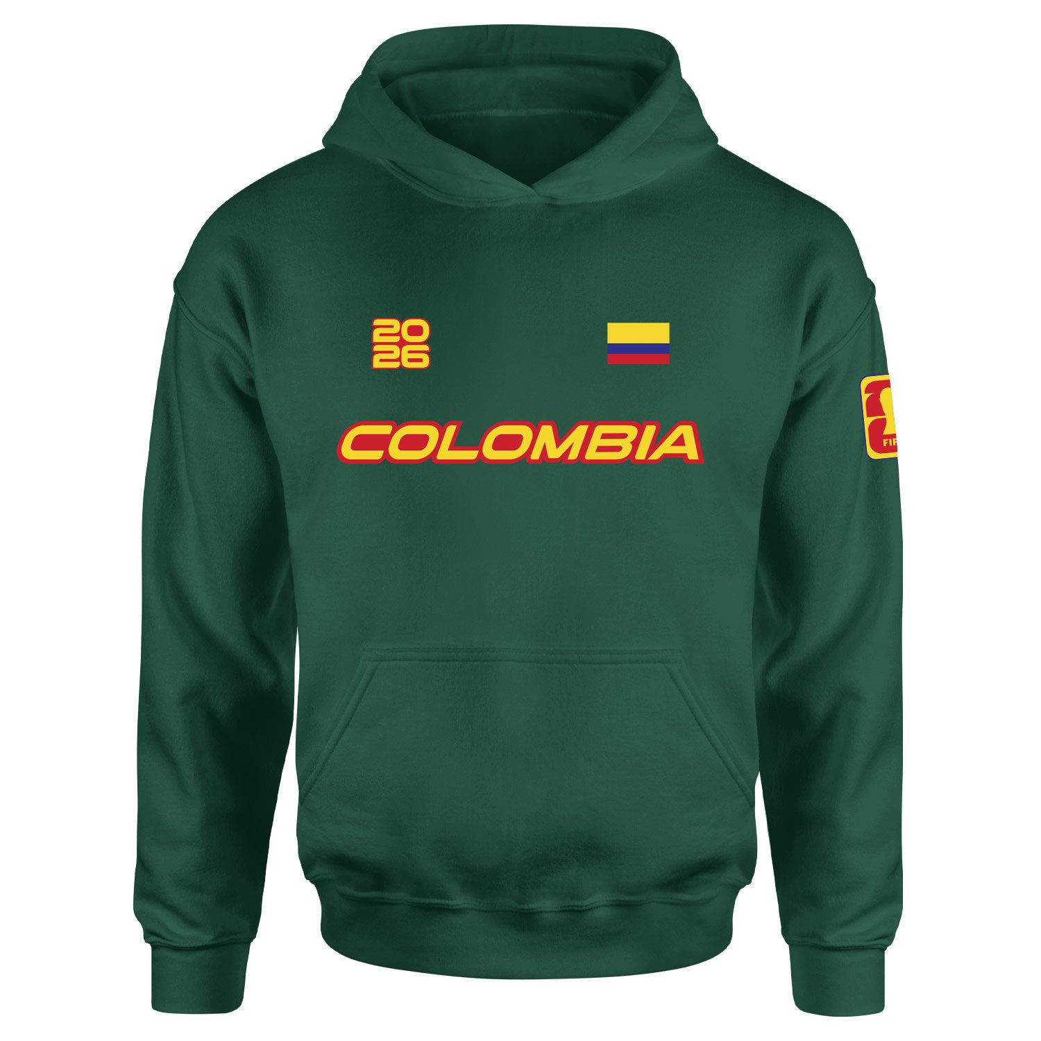 Kolombiya 2026 Hoodie XL - Nefti Yeşili