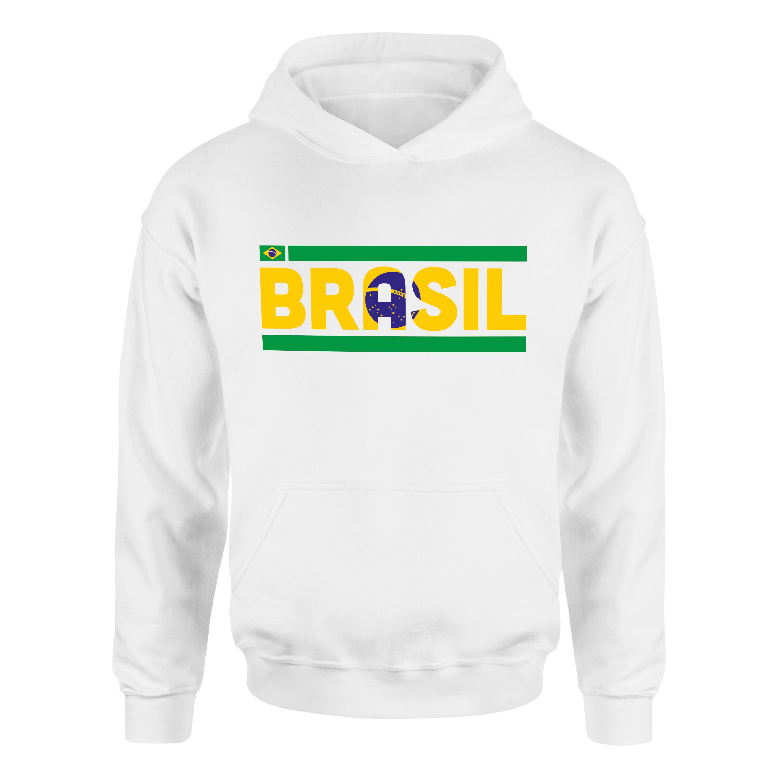 Brezilya Hoodie M - Beyaz
