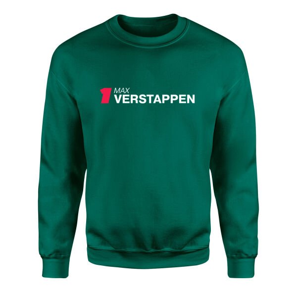 Max Verstappen 1 Sweatshirt S - Nefti Yeşili