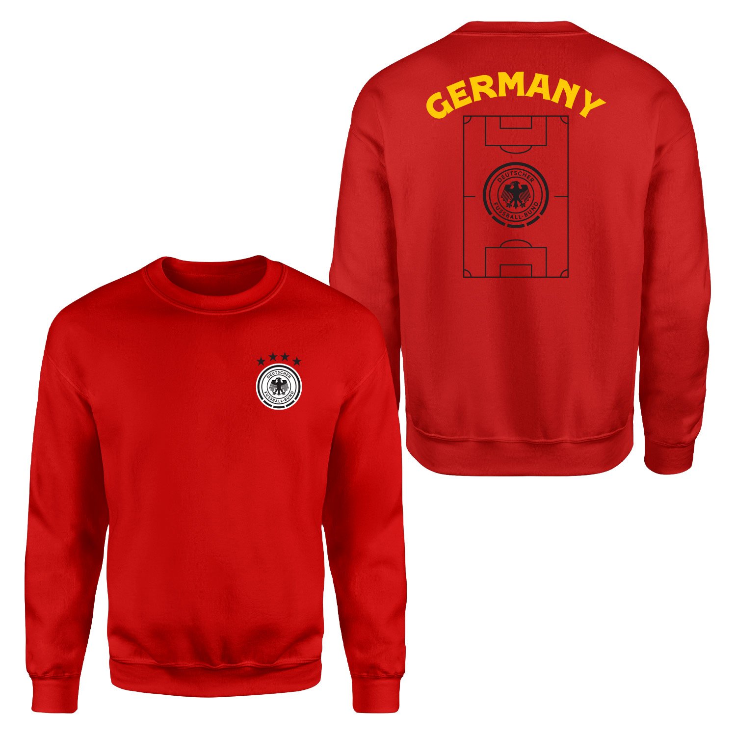 Almanya Dünya Kupası 2026 Sweatshirt M - Kırmızı