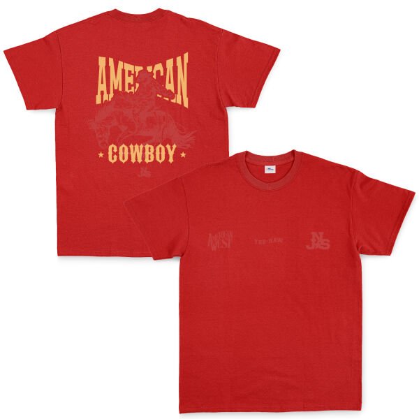 American Cowboy NSJ Premium Tişört M - Kırmızı