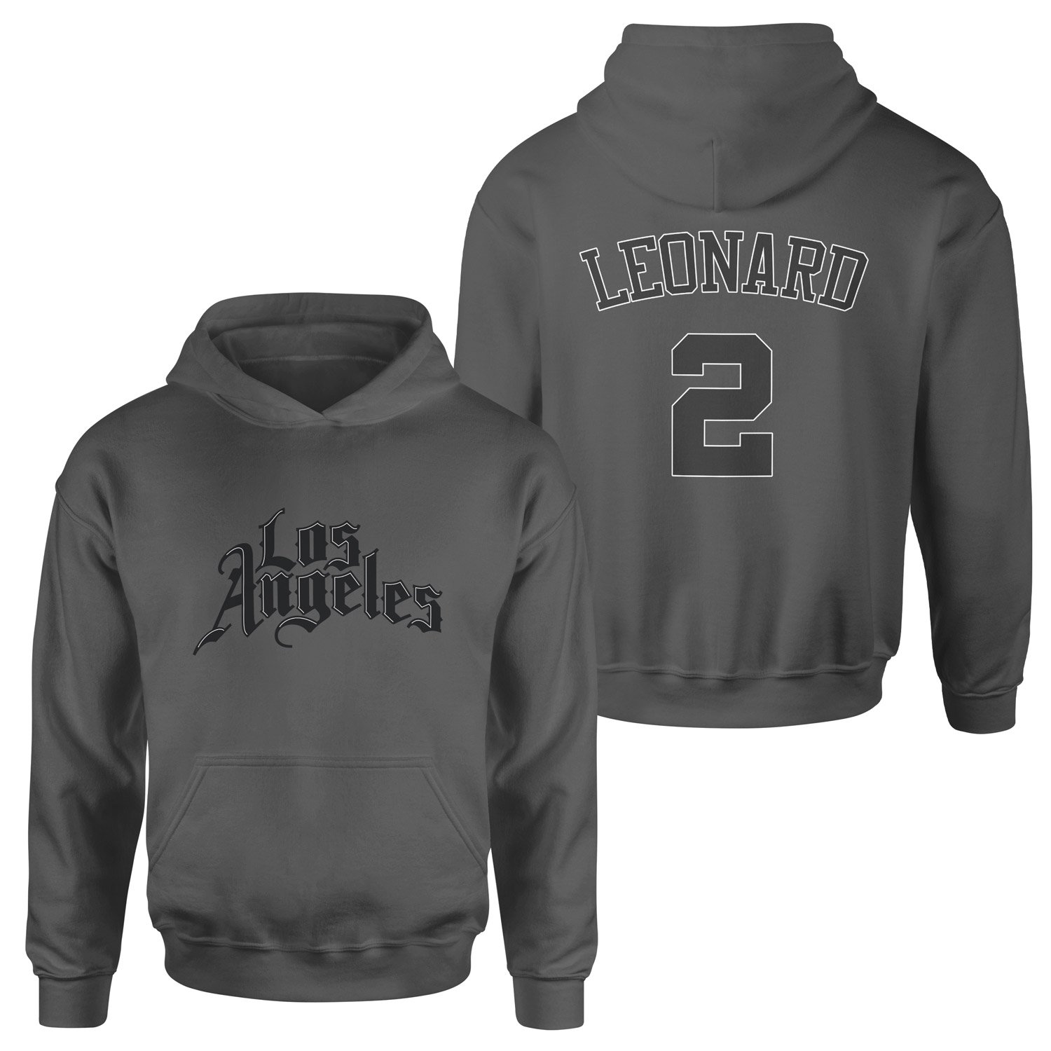 Kawhi Leonard Los Angeles Forma Hoodie XL - Füme