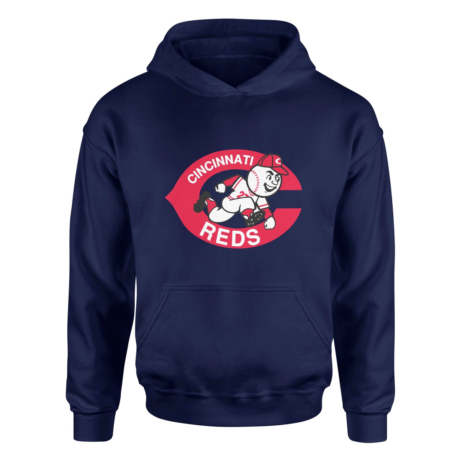 Cincinnati Reds | Mr. Red 80’s Hoodie XL - İndigo Mavisi