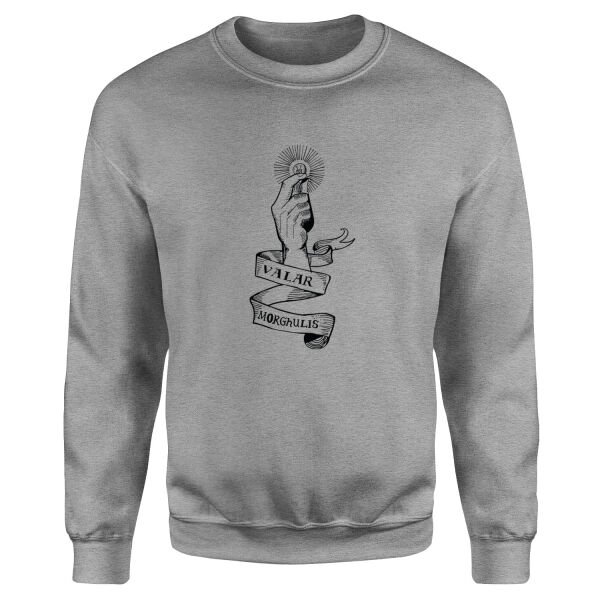 Valar Morghulis Sweatshirt S - Gri