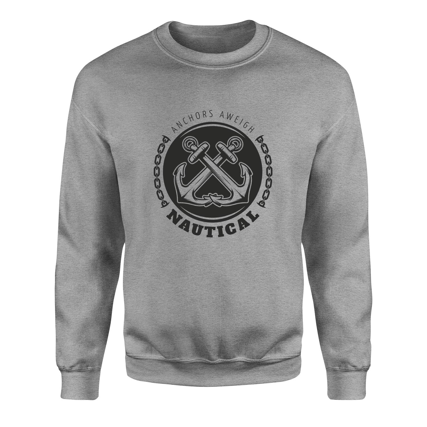 Anchors Aweigh Denizci Sweatshirt M - Gri