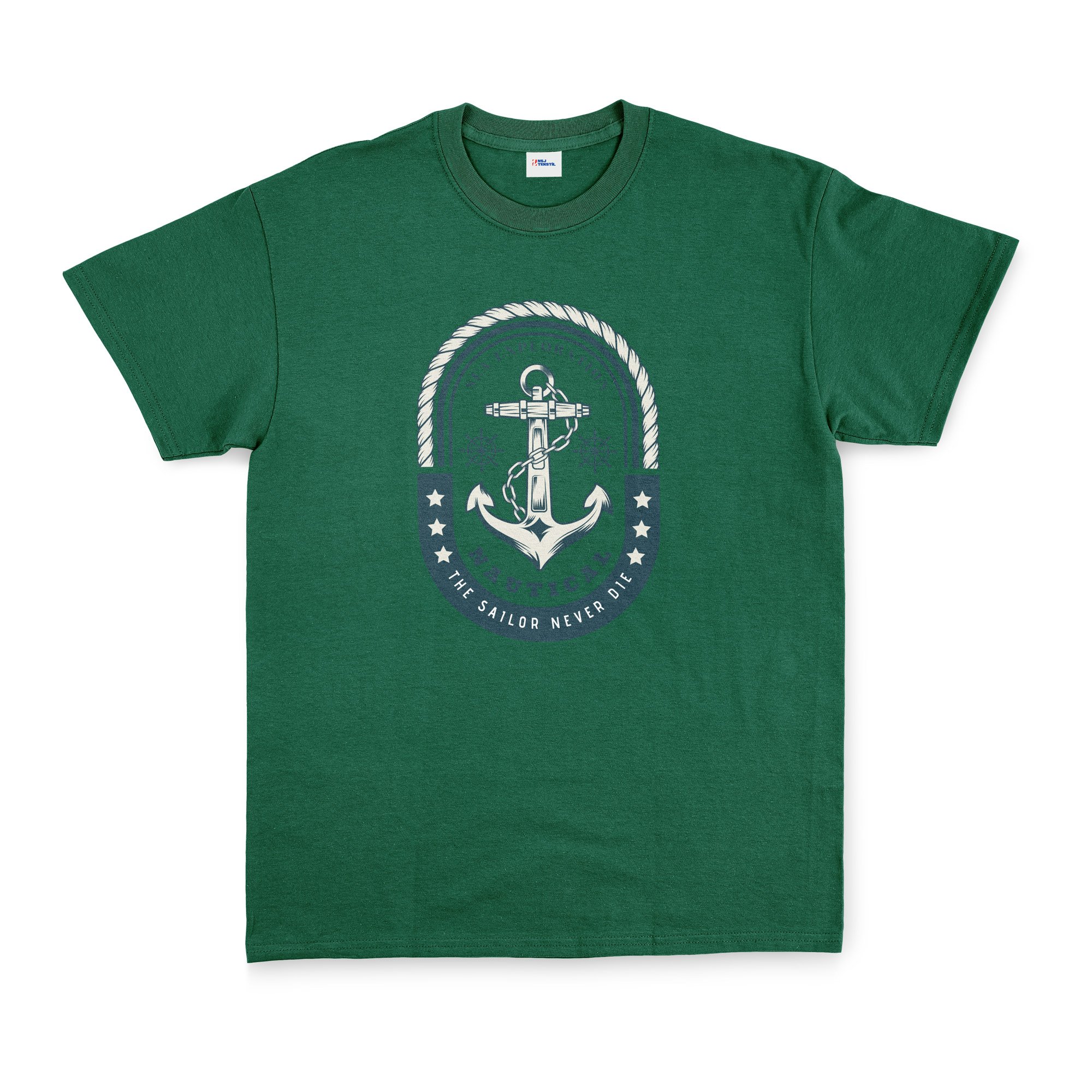 Nautical Tişört M - Nefti Yeşili