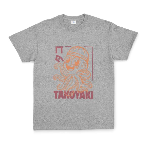 Takoyaki Tişört L - Gri
