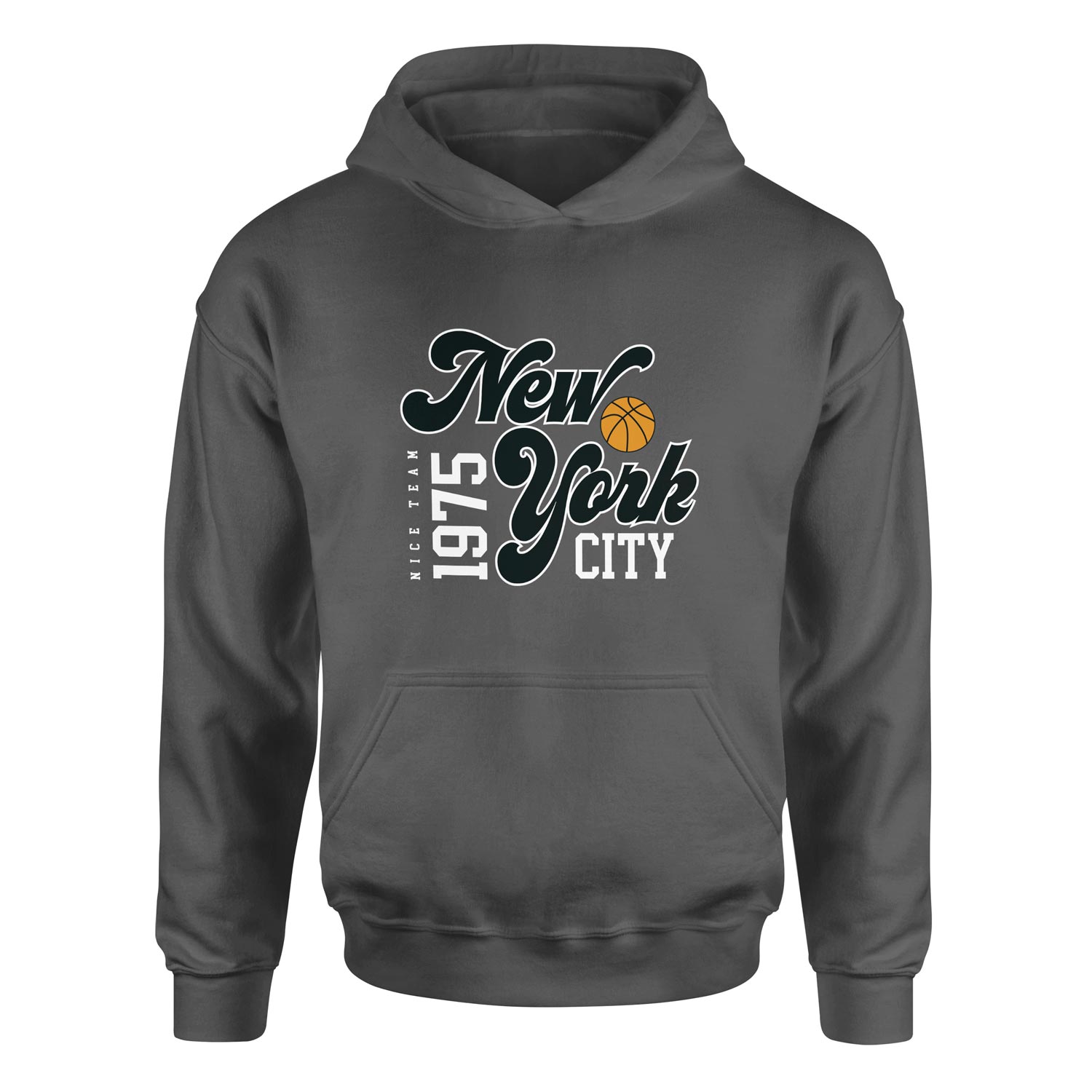 New York City 1975 Hoodie S - Füme