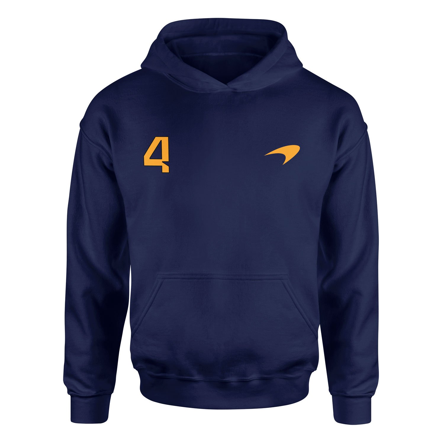 Lando Norris #4 McLaren Racing Hoodie L - İndigo Mavisi