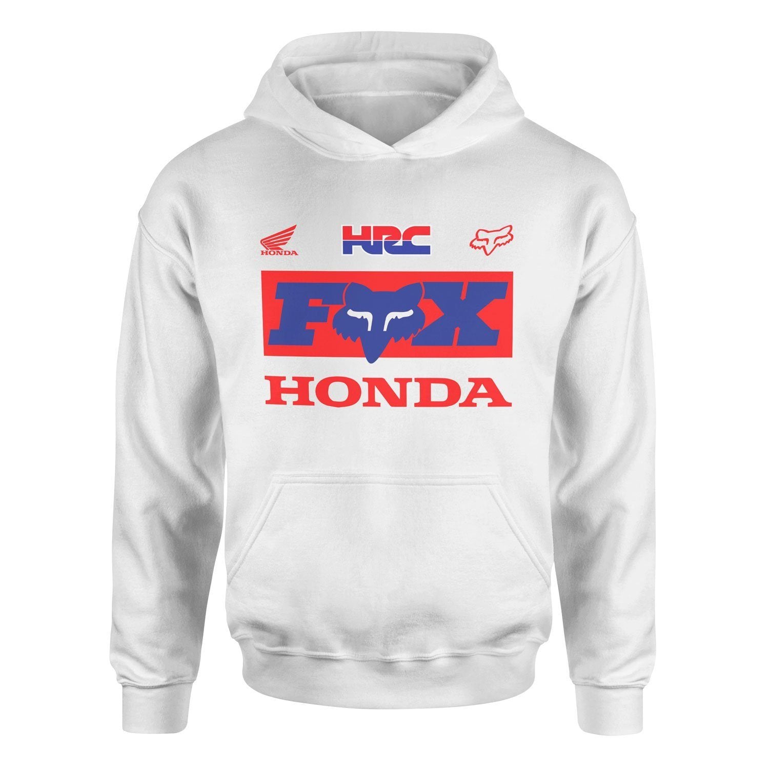 HONDA Racing x Fox Hoodie S - Beyaz