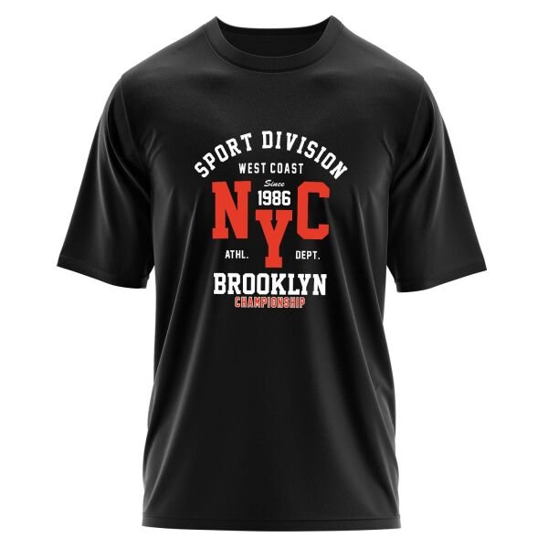 NYC West Coast SD Oversize Tişört S - Siyah