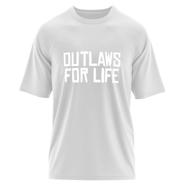 Outlaws For Life Oversize Tişört M - Beyaz