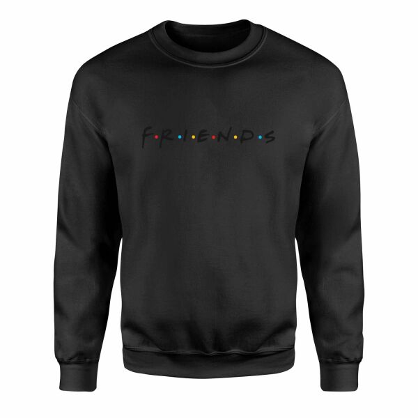 Friends Sweatshirt L - Siyah