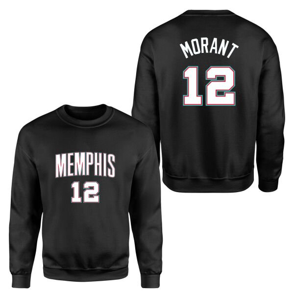 Ja Morant Memphis Forma Sweatshirt XL - Siyah