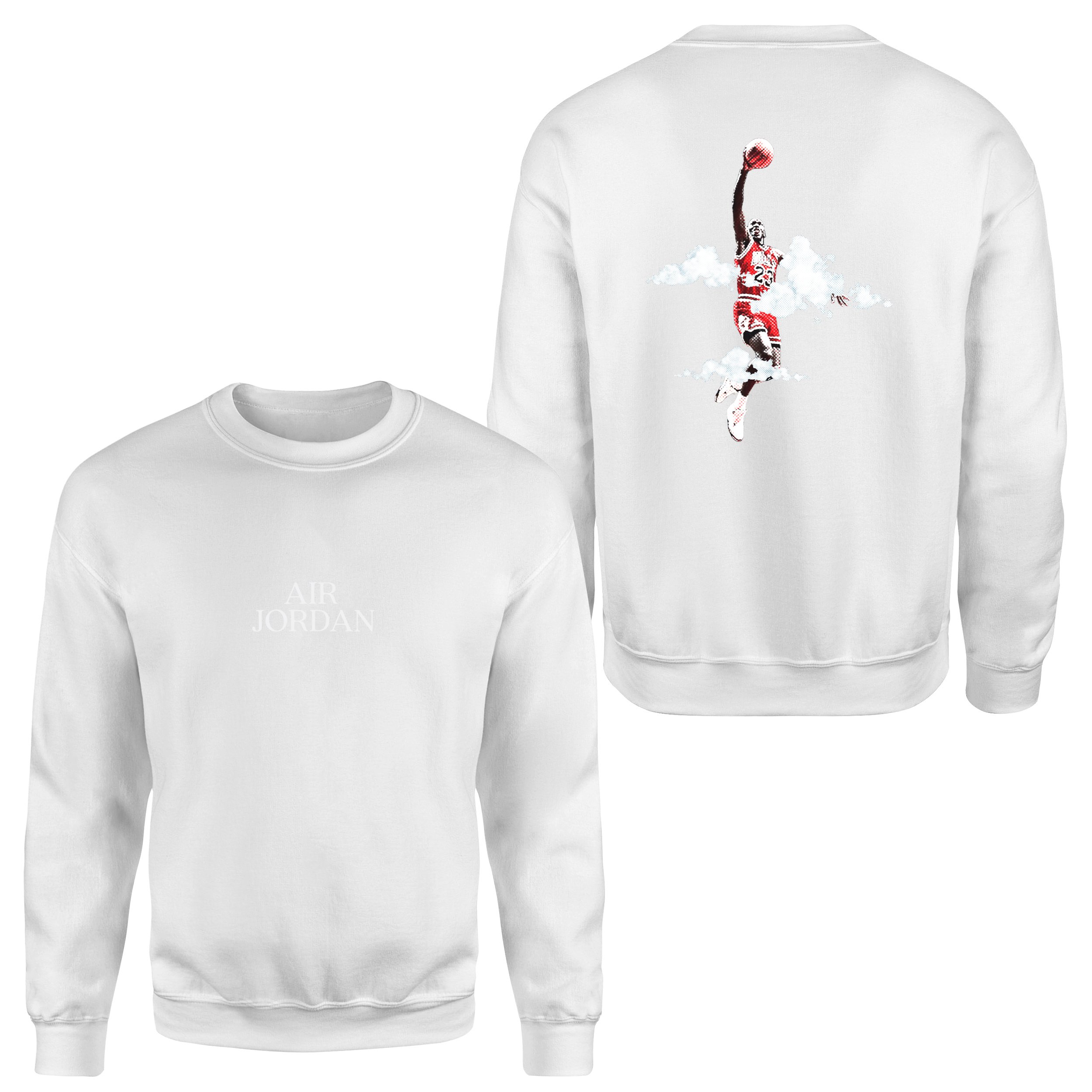 Air Jordan His Airness SE Sweatshirt L - Beyaz