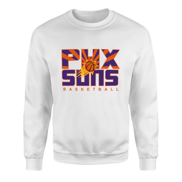 PHX Suns Sweatshirt S - Beyaz
