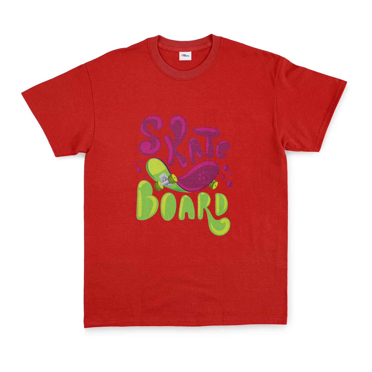 Dripping Skate Tişört XL - Kırmızı