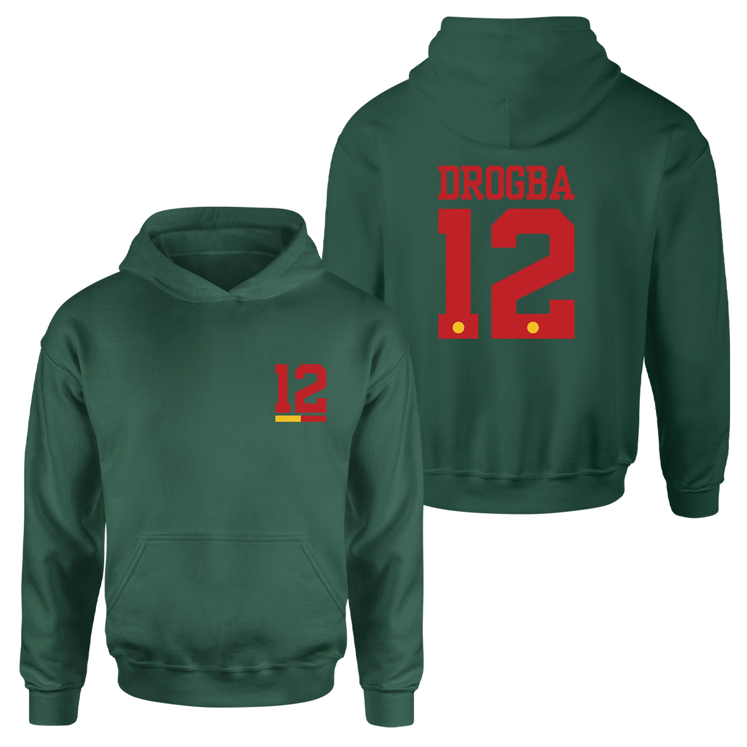 Didier Drogba Forma Hoodie S - Nefti Yeşili