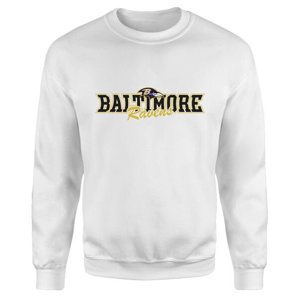 Baltimore Ravens BR Sweatshirt XL - Beyaz
