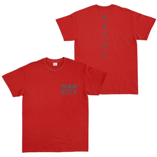 Manchester City Heritage Tişört L - Kırmızı