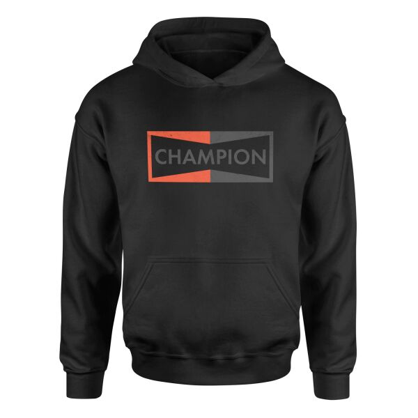 Champion Brad Pitt Hoodie M - Siyah