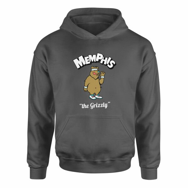 Memphis Cartoon Hoodie XL - Füme