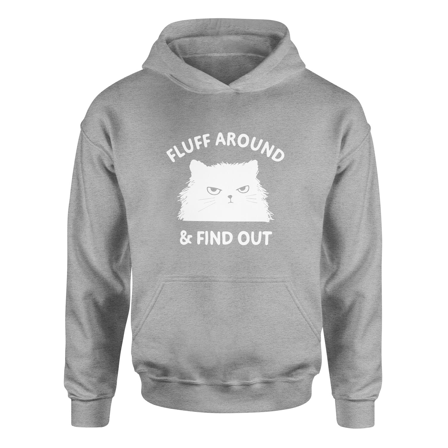 Fluff Around & Find Out Hoodie XL - Gri