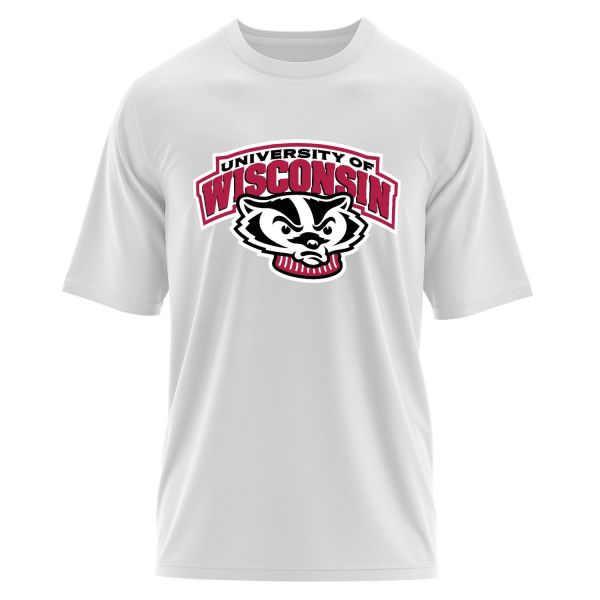 Wisconsin Badgers Oversize Tişört M - Beyaz