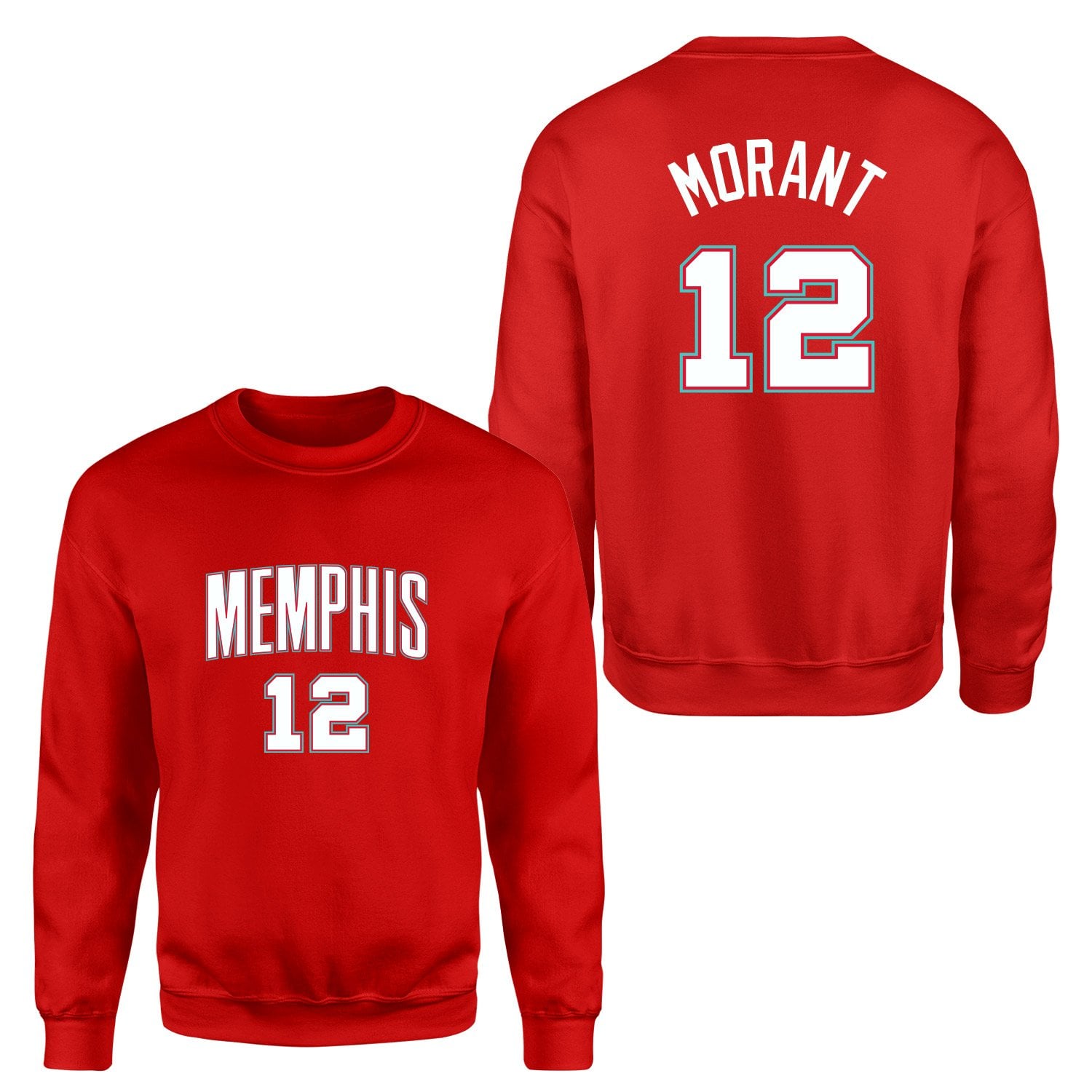 Ja Morant Memphis Forma Sweatshirt S - Kırmızı