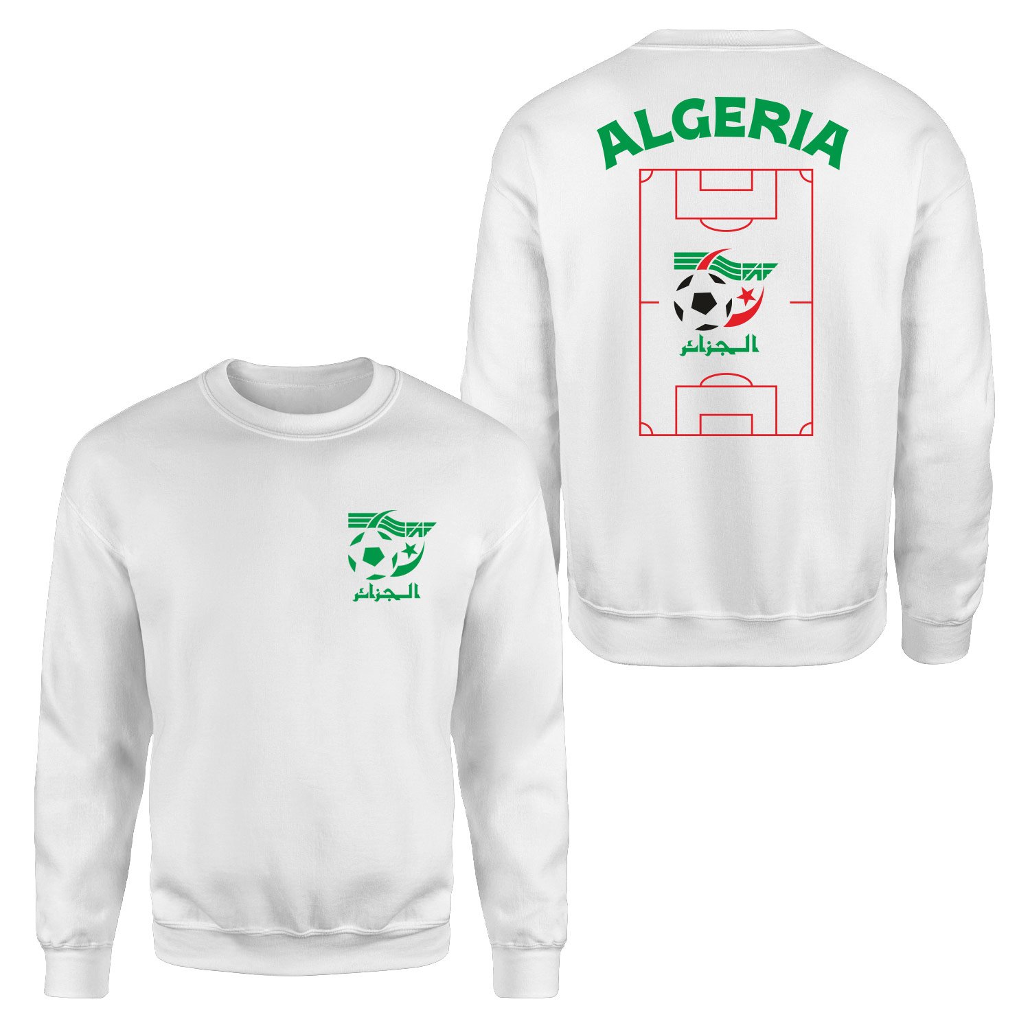 Cezayir Dünya Kupası 2026 Sweatshirt XXL - Beyaz