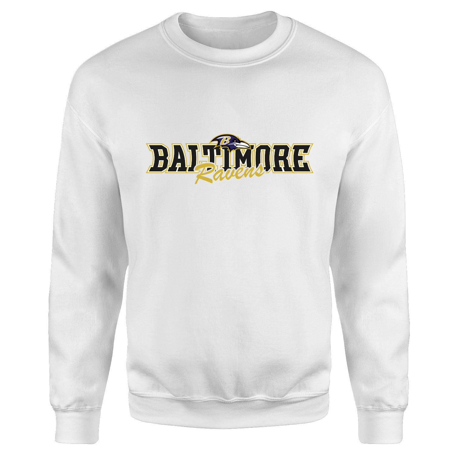 Baltimore Ravens BR Sweatshirt XXL - Beyaz