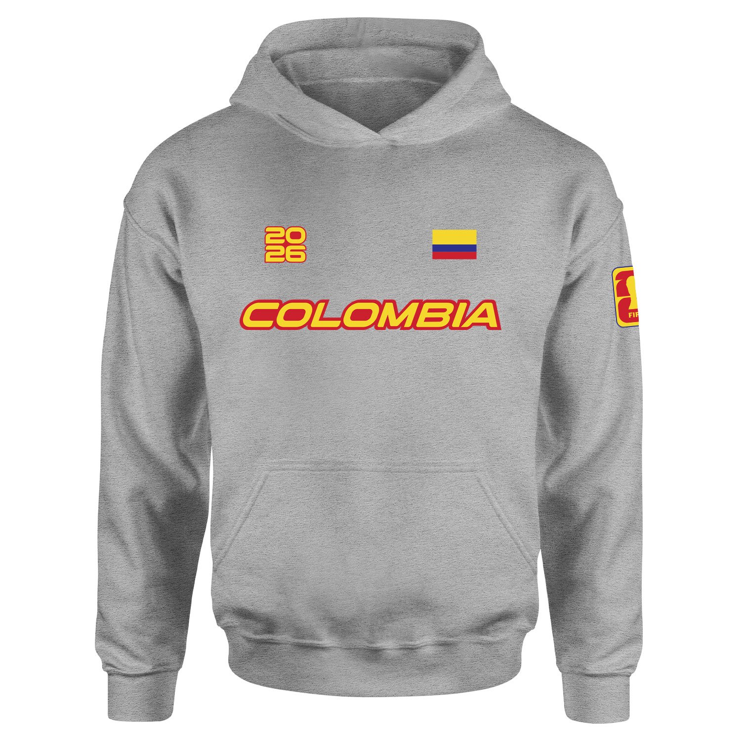 Kolombiya 2026 Hoodie XL - Gri